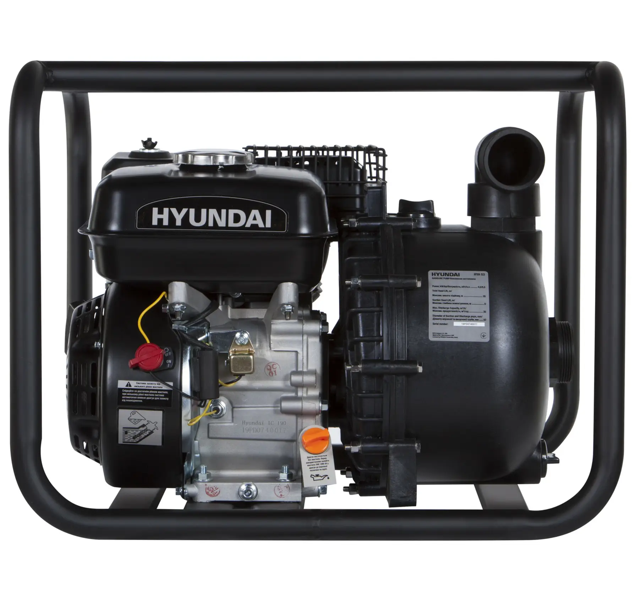 Мотопомпа для агресивних рідин Hyundai HYА 83