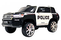 Электромобиль детский Toyota Land Cruiser POLICE 200 JJ2022 12V7AH, 2*550# 2X35W моторы С лицензией из радиок