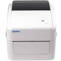 Друкарка етикеток Xprinter XP-420B (термодрук, 152 мм/с, стрічка 115 мм, 203 DPI, USB, білий) (XP-420B)