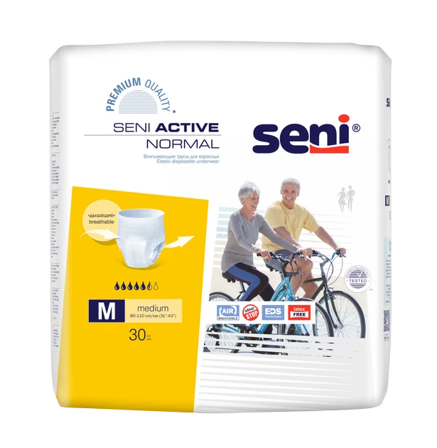 Підгузки-трусики для дорослих Seni Active Normal Medium 30 шт (5900516697495)