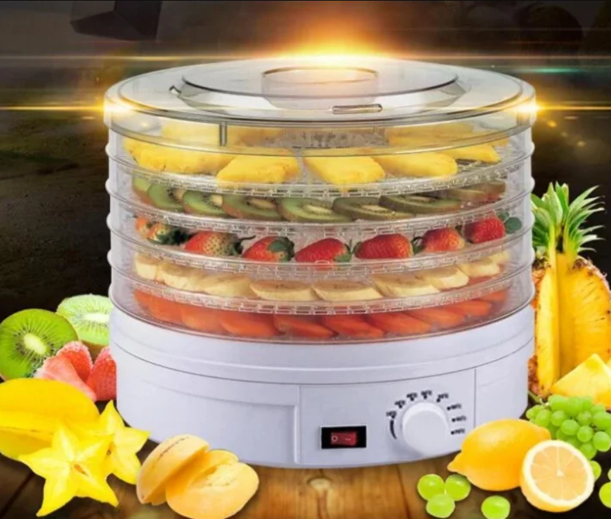 Электрическая сушилка-дегидратор Zepline ZP-029 для овощей фруктов и мяса с терморегулятором на 5 секций - фото 3 - id-p2130250305