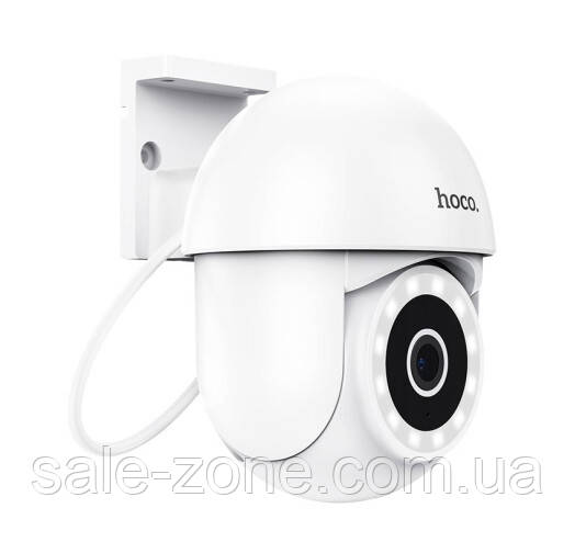 Вулична камера відеоспостереження Hoco D2 PTZ 3мп IP65 FHD (Біла)
