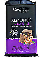 Шоколад Almonds&Raisins Cachet 300г