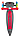 Самокат Globber Primo Foldable Lights сіро-червоний з підсвічуванням до 50 кг (432-120-2), фото 5