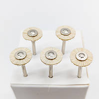 Полировочная щеточка козий ворс набор 5шт на угловой наконечник