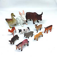 Набір фігурок домашніх тварин, Ферма-3, Ausini "The World Of Animal", 11 шт.