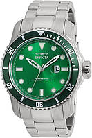 Классические часы invicta 20096 pro diver, invicta pro diver, инвикта со стальным браслетом, сейко