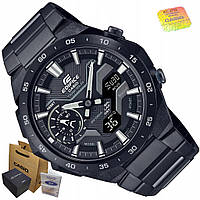 ЧОЛОВІЧИЙ ГОДИННИК Casio EDIFICE BLACK BLUETOOTH Tough Solar Illuminator 100M