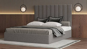 М'яке ліжко Саманта-3 160х200  з ламелями Світ Меблів