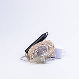 Гірлянда кінський хвіст Роса 10 ниток на 200 LED лампочок світлодіодна мідний провід 2 м по 20 діодів, фото 7