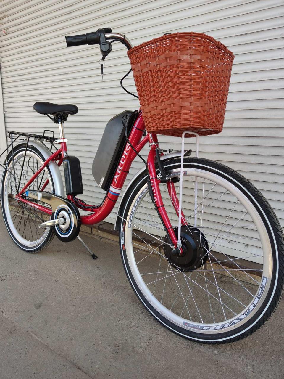 Електровелосипед Lady Lido 500W Акб 54V на 18ah, Дорожній ebike 120км редукторний