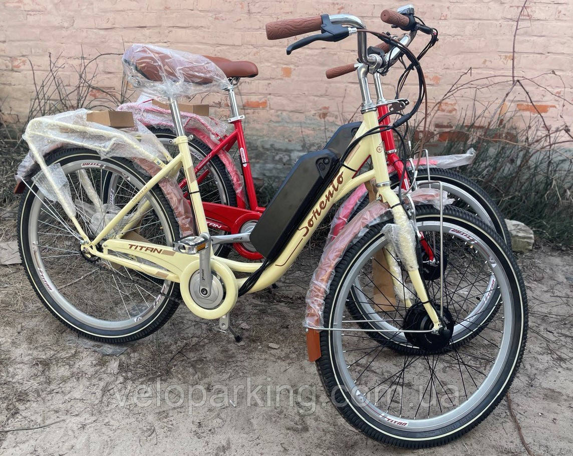 Електровелосипед міський 26 Titan 350W, 36V10AH, 15A дорожній жіночий