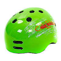 Шлем для экстремального спорта Zelart MTV18 ABS, р-р L 58-61 Зеленый (AN0843)