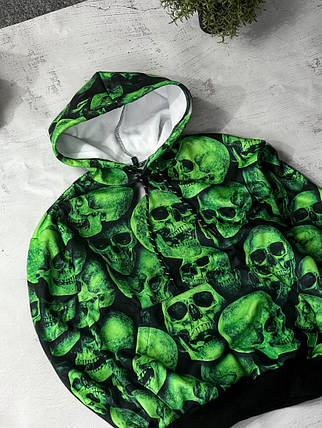 Худі чоловіче весна літо осінь принт трикотаж на флісі, фото 1