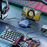 Перехідник клавіатура миша для телефону конвертер для гри в pubg пабг cod Lingzha 3 Pro адаптер ігровий, фото 6