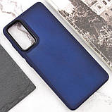 Чохол TPU+PC Lyon Frosted для Motorola Moto G22 Navy Blue, TPU+PC, фото 4