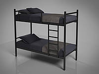 Кровать Лидс двухъярусная Tenero 800х1900 Черный бархат