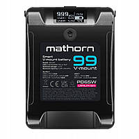 Акумулятор Mathorn MB-V99 Smart OLED V-mount 99 Вт·год PD65 Вт