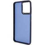 Чохол TPU+PC Lyon Frosted для Motorola Moto G23 Navy Blue, TPU+PC, фото 3