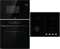 Комплект GORENJE BOS6737E13FBG + BM251SG2BG + GTW641