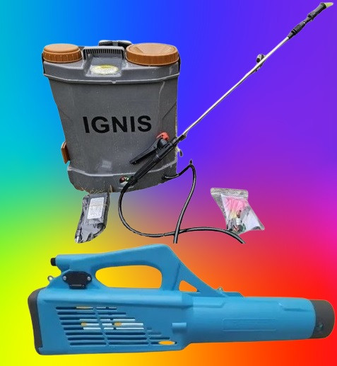 Обприскувач акумуляторний IGNIS 12 літрів + Турбонасадка для обприскувача