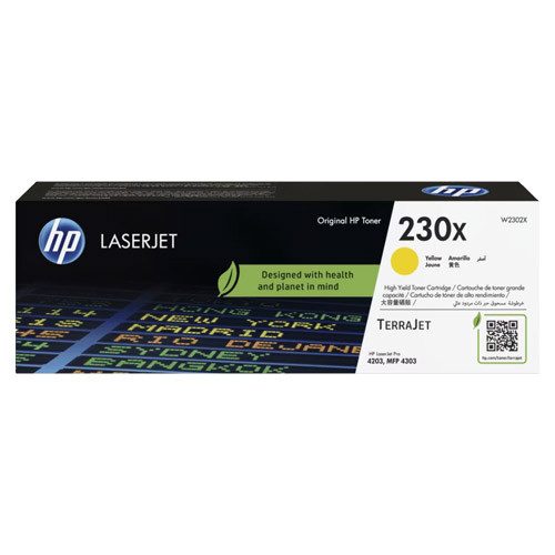 Картридж SystemPrint (З Чипом) аналог HP 230X yellow W2302X для принтера LaserJet Pro 4303fdw, 4303fdn, 4303dw, 4203dw, 4203dn