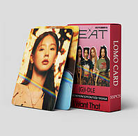 Фотокартки K-POP Ломо Карты Lomo Card HEAT (G)I-DLE I FEEL Джи-Айдл 55 штук