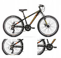 Велосипед ROMET RAMBLER DIRT JUNIOR BLACK-ORANGE S 13"/24" 140см+