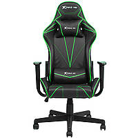 Крісло ігрове XTRIKE ME Advanced Gaming Chair GC-909, 50мм, чорно-зелене