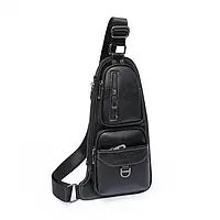 Стильная мужская сумка-рюкзак через плечо Jeep Bags 777 Качественная мужская сумка