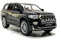 Машинка металлическая TK Union Group Toyota Prado 1:24 свет звук открываются двери Черная (GT-9147)