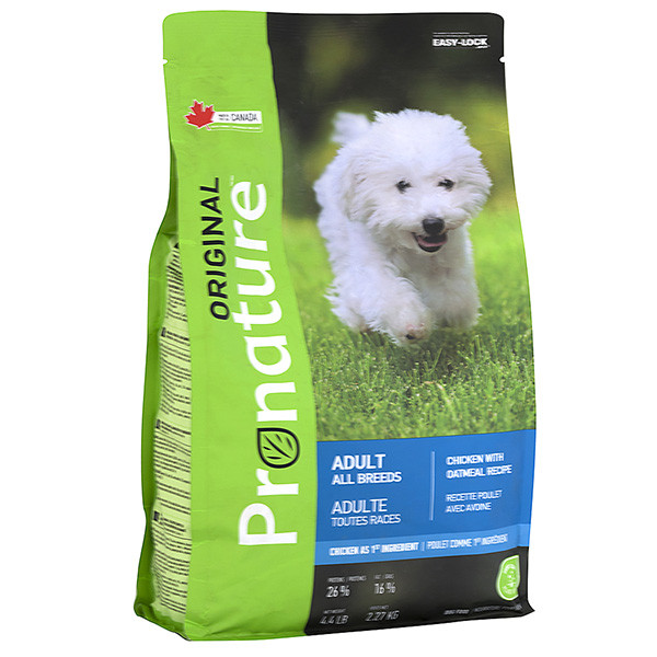 Корм Pronature Original Dog Adult Chicken with Oatmeal сухий з куркою для дорослих собак 2.27 кг