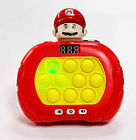Поп Іт електронна іграшка антистрес Pop it V3  Quick Push Mario