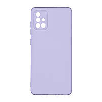 Чехол Silicone Cover Full Camera (A) для Samsung Galaxy A71 Цвет 05.Lilac