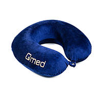 Дорожня подушка для подорожей Qmed Travelling Pillow Синя NC, код: 6745969