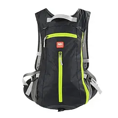 Велорюкзак з чохлом для шолома Naturehike 15 л NH15C001-B чорний