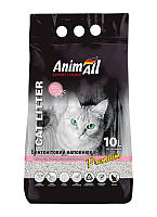 Наполнитель для кошачьего туалета AnimAll Бентонитовый комкующийся, без аромата, 8.6 кг (10 л) белый