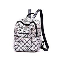 Рюкзак Berkani T-RB31329 женский стильный Bao Bao Geometric Silver