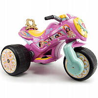 Дитячий триколісний велосипед INJUSA Disney Princess з акумулятором 6 В