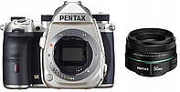Pentax K-3 III Body Silver silver + Pentax DA 50mm f/1.8 SMC