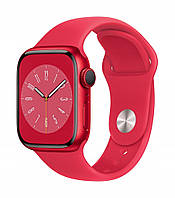 Корпус Apple Watch Series 8 GPS 41 мм (PRODUCT)RED зі спортивним ремінцем - звичайний