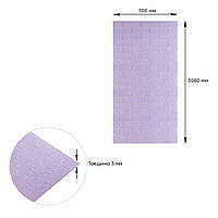 Go Панель 3D самоклейка стеновая мягкая самоклеющаяся для стен в рулоне под светло-фиолетовый кирпич