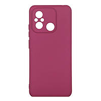 Чехол Silicone Cover Full Camera (A) для Xiaomi Redmi 12C Цвет 42.Maroon