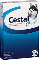 Таблетки от глистов для собак Ceva Cestal Plus Цестал Плюс 8 табл