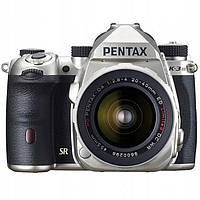 Цифровий дзеркальний фотоапарат Pentax K-3 III, сріблястий корпус