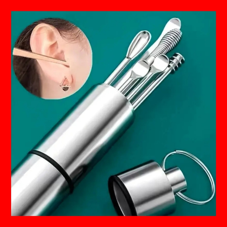 Набір інструментів для чищення вух (6 штук)