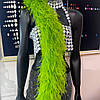 Боа De'Lux TM "Glamora", тришарове, колір Lime Green, 1 м, фото 5