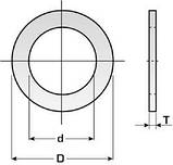 Перехідне кільце HERO з 20 на 22 мм, ширина 4 мм, для підрізних дискових пил, фото 2