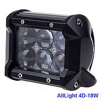 Светодиодная фара AllLight 4D 18W 6chip CREE дальний 9-30V PR, код: 6721532