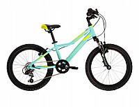 Дитячий велосипед Kross Lea Mini 2.0 20" rS Celadon Shimano V-Brake